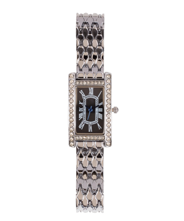 Style Watches Classic Regal Rectangle Silver Black