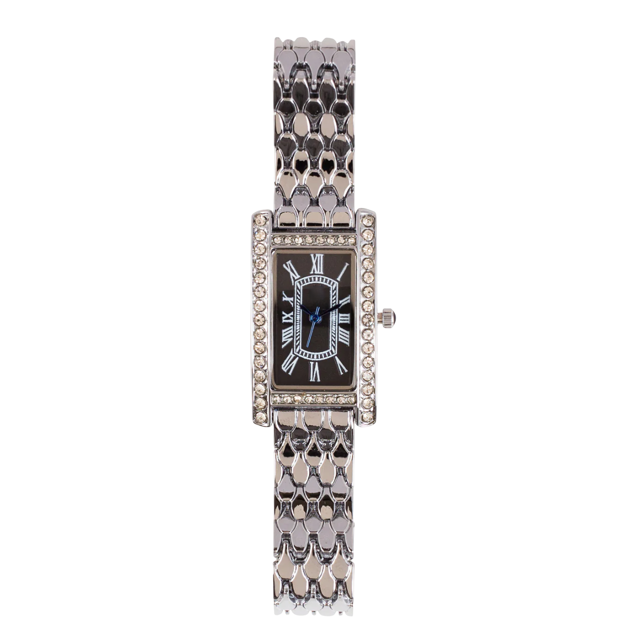 Style Watches Classic Regal Rectangle Silver Black